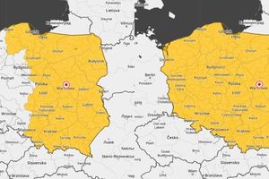 Mapa ostrzeżeń IMGW
