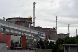 Atak ukraińskich dronów na Zaporoską Elektrownię Atomową