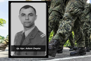 Nie żyje 35-letni kpr. Adam Depta. Żołnierz 1. Brygady Rakiet
