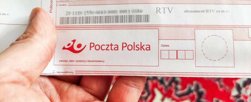 przekaz pocztowy na abonament RTV