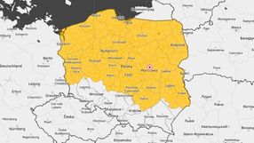 Mapa ostrzeżeń IMGW