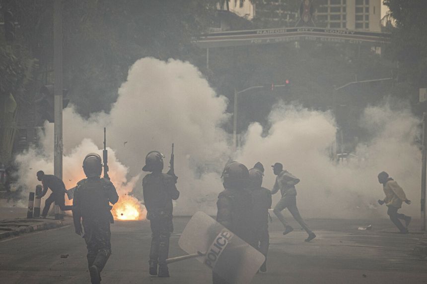 Protesty w Kenii