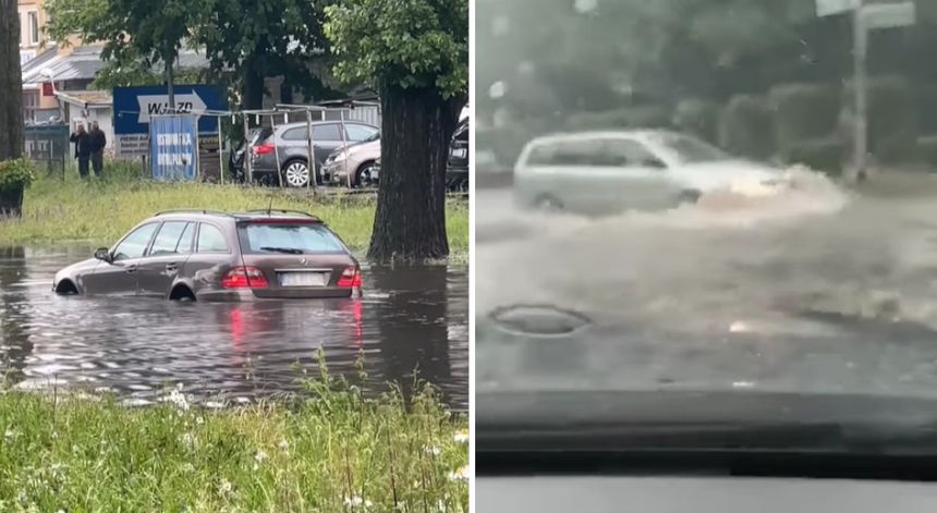 Szczecin ulewa