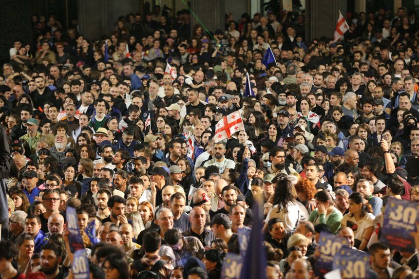 Protesty w Gruzji
