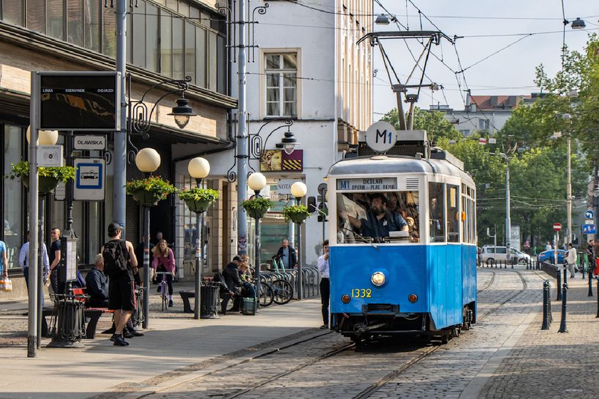 Zabytkowy tramwaj we Wrocławiu