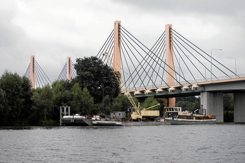 Most Milenijny we Wrocławiu