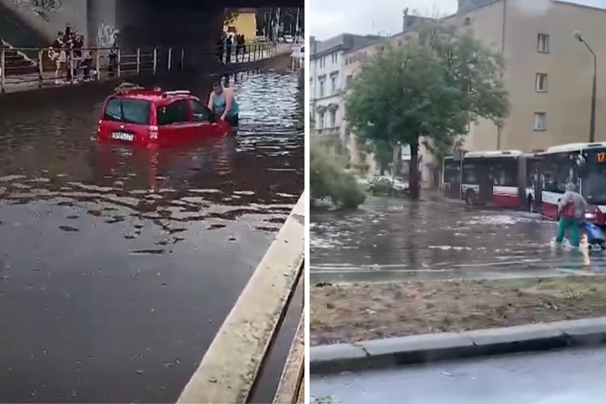Gwałtowna burza w Opolu