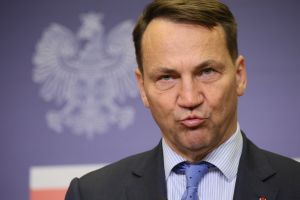 Konferencja prasowa Radosława Sikorskiego