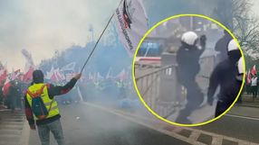 Protest w Warszawie, policjant ukarany