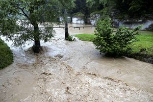Ojców zalanie