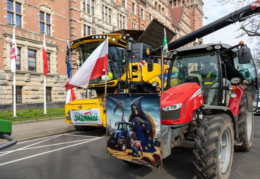 rolnicy zablokują Szczecin