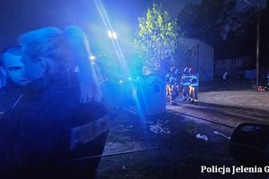 Pożar w Jeleniej Górze