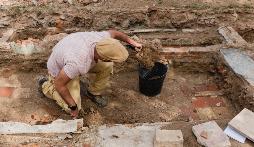 wykopaliska archeologiczne