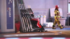 Wypadek na stacji Orlen we Wrocławiu