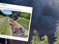 pożar na a4