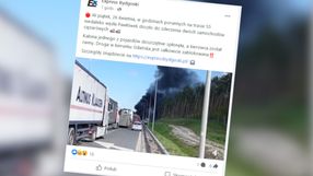 Zderzenie ciężarówek na S5 pod Bydgoszczą