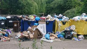 Śmieci na wrocławskim osiedlu