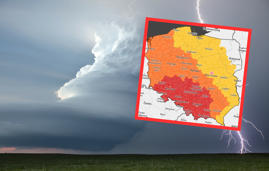 Ostrzeżenia IMGW ws. ekstremalnej pogody 