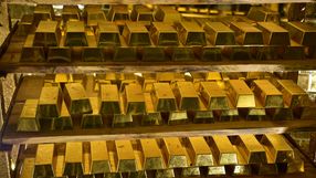 Sztabki złota - zdj. ilustracyjne