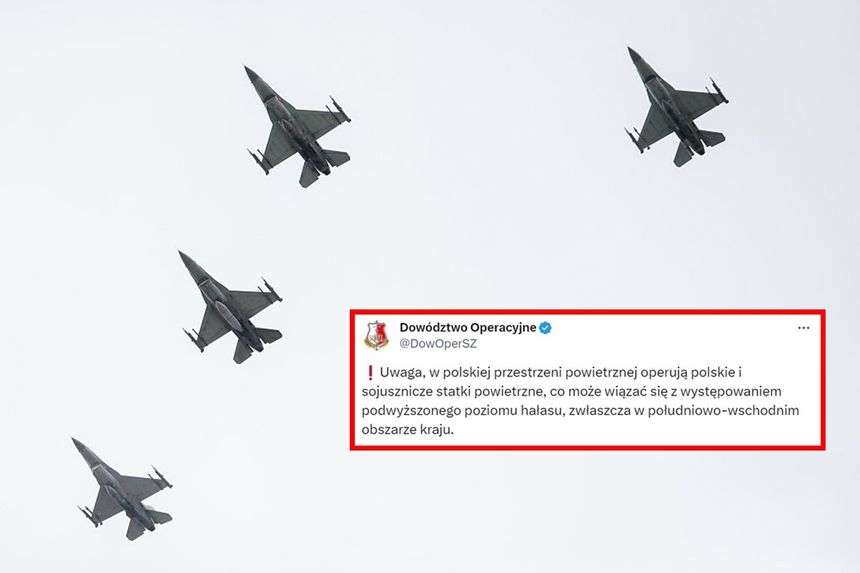 Polska armia poderwała samoloty