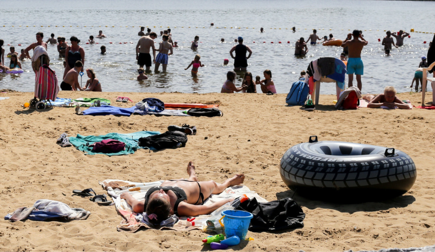 Plaża nad Rusałką w Poznaniu