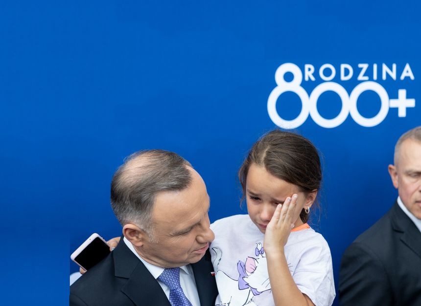 Andrzej Duda na uroczystości podpisania ustawy o 800 plus