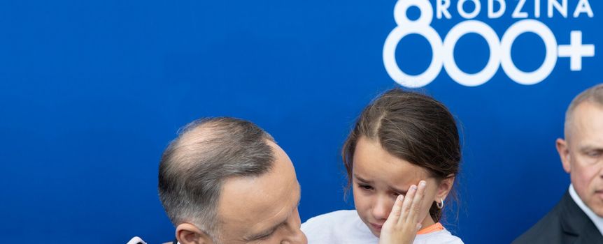 Andrzej Duda na uroczystości podpisania ustawy o 800 plus