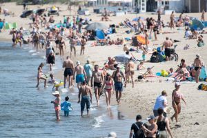 Plaża nad Morzem Bałtyckim