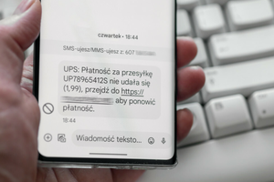 Wiadomość od oszusta