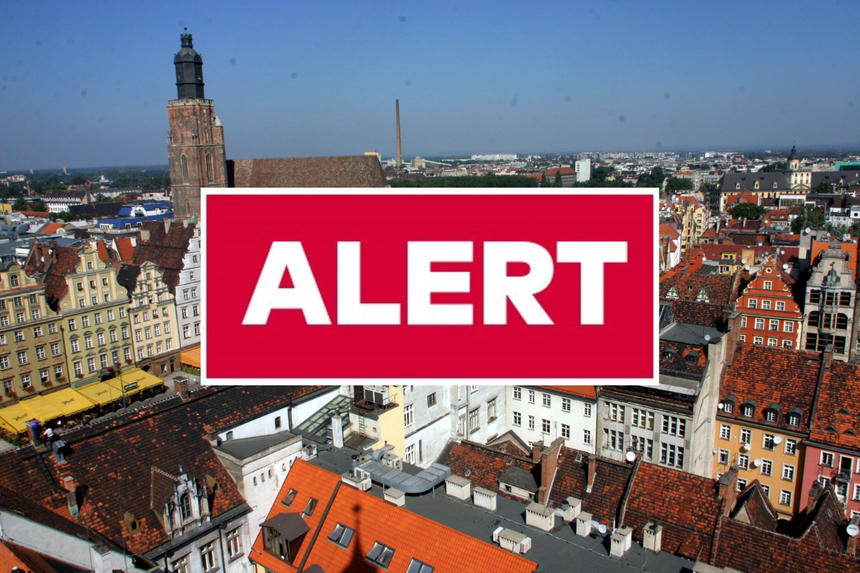 Alert dla Wrocławia
