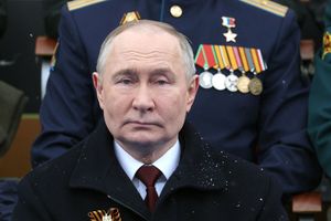Władimir Putin na Placu Czerwonym