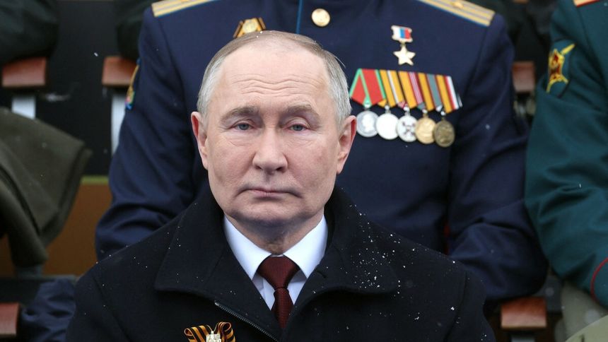 Władimir Putin na Placu Czerwonym
