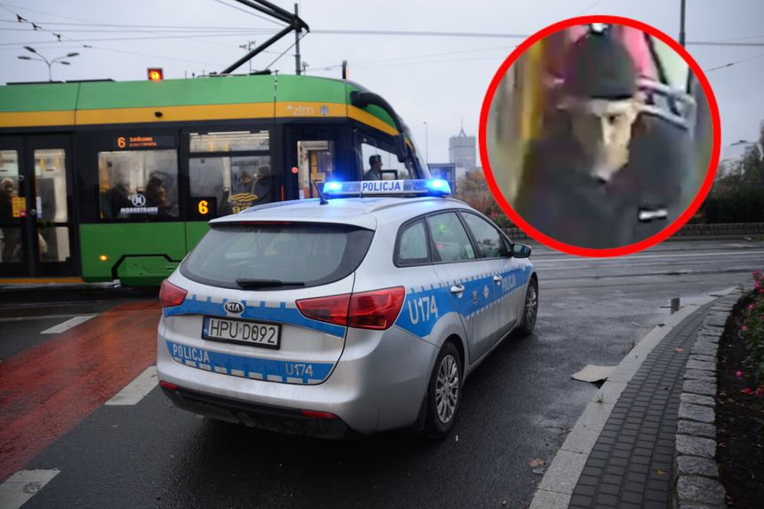 Radiowóz i tramwaj