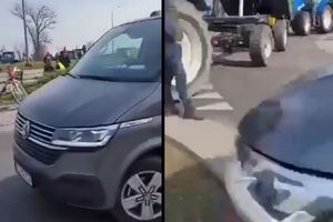 Incydent na proteście rolników