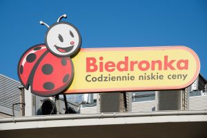 szyld Biedronki