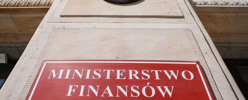 tabliczka Ministerstwa Finansów