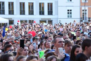 Dzień Niepodłeglości Ukrainy na Placu Zamkowym w Warszawie