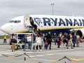Samolot Ryanair na lotnisku w Bydgoszczy