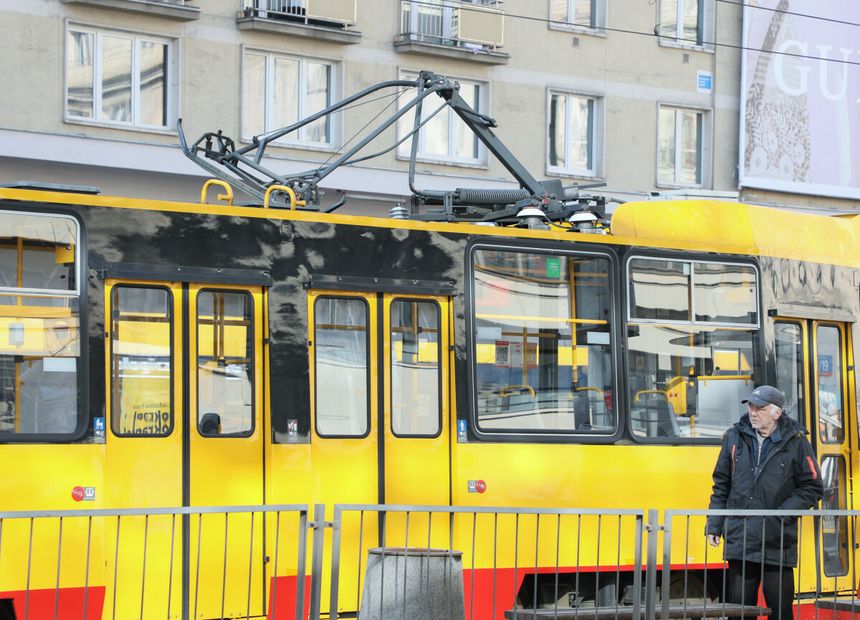 awaria tramwajów w Warszawie