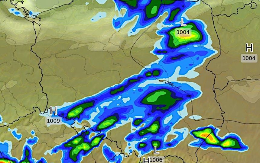 załamanie pogody od 6 maja