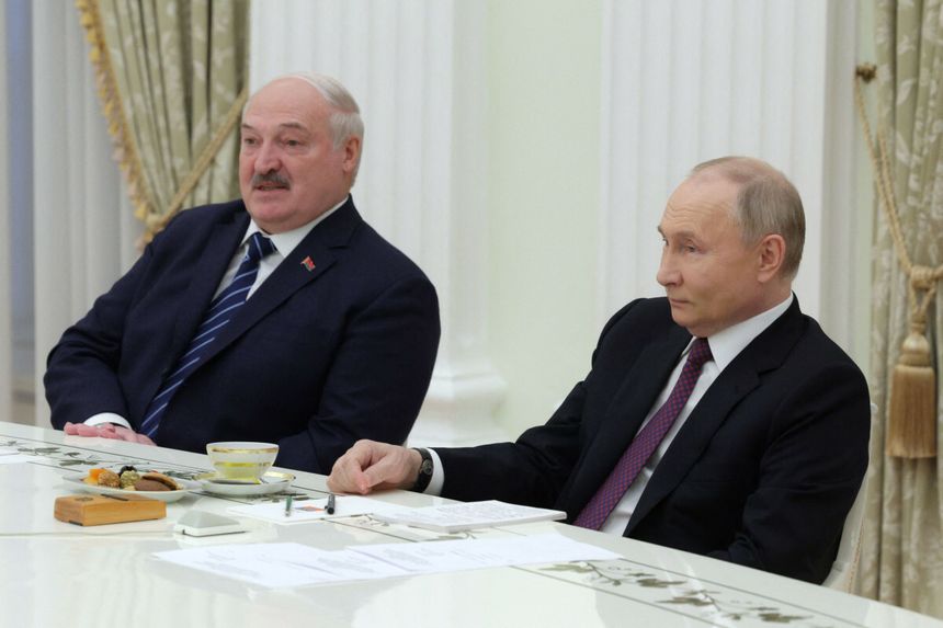 Władimir Putin i Aleksandr Łukaszenka