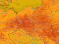 Mapa pogodowa Polski