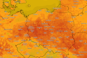 Mapa pogodowa Polski