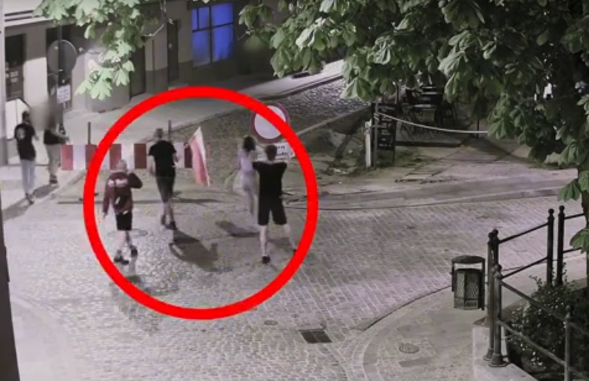 Kadr z nagrania z monitoringu 