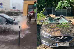 Skutki nawałnicy w Gdyni