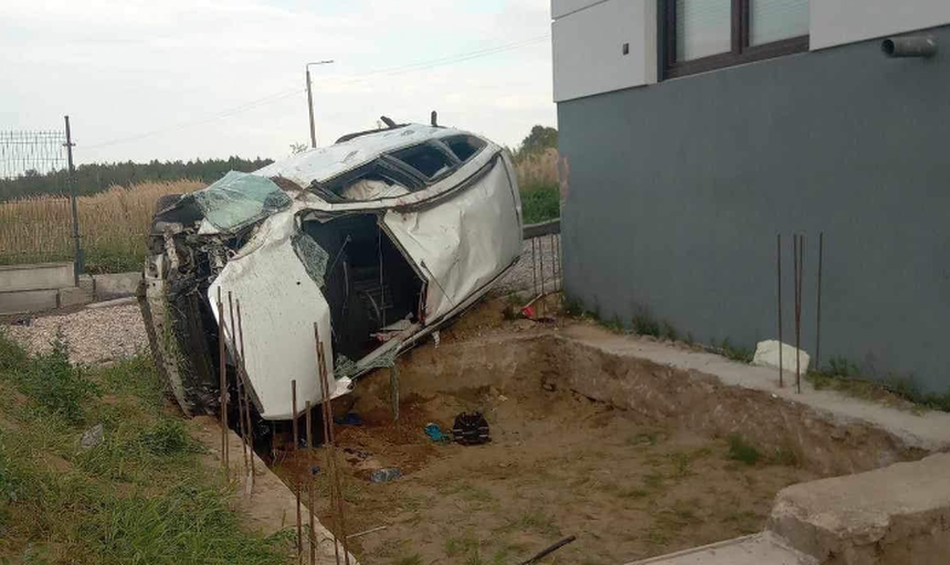 wypadek w miejscowości Jastrząb na Mazowszu