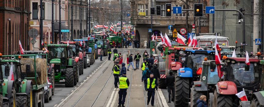 Protest rolników w Bydgoszczy