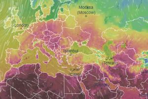 Mapa temperatury