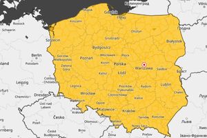 Mapa ostrzeżeń IMGW