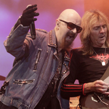 Rob Halford i Richie Faulkner z Judas Priest 
